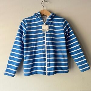 Baby CZ by Carolina Zapf Striped Hooded Zip-up Jacket